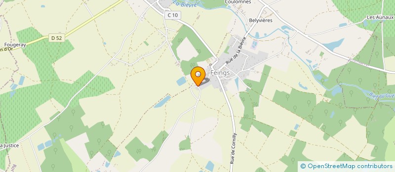 localisation de l'entreprise MONSIEUR CEDRIC BLOTIN  LE CONTROIS-EN-SOLOGNE