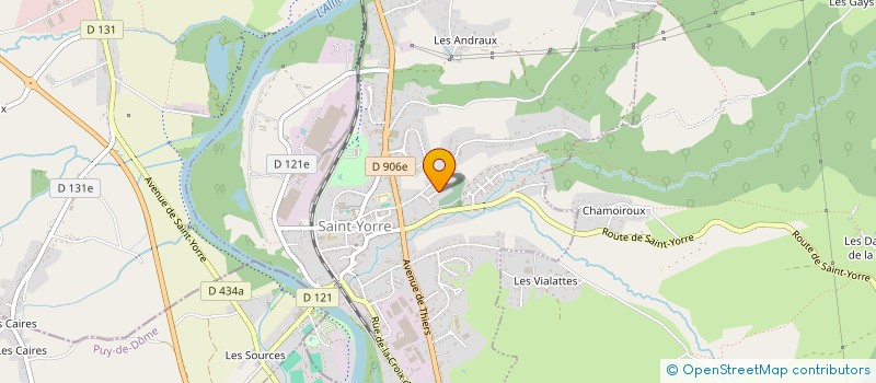 localisation de l'entreprise MONSIEUR CEDRIC BOBIN  SAINT-YORRE