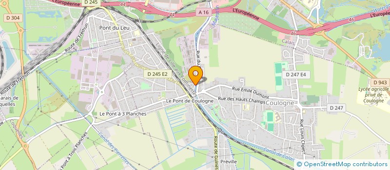 localisation de l'entreprise MONSIEUR CEDRIC BOCQUET  COULOGNE