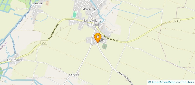 localisation de l'entreprise MONSIEUR CEDRIC BODIN  SAINT-HILAIRE-LA-PALUD