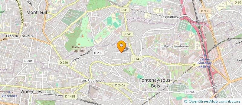 localisation de l'entreprise MONSIEUR CEDRIC BOGA à FONTENAY-SOUS-BOIS