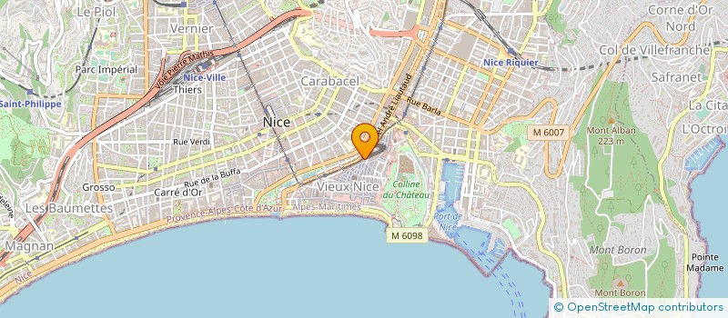 localisation de l'entreprise MONSIEUR CEDRIC BOILEAU à NICE