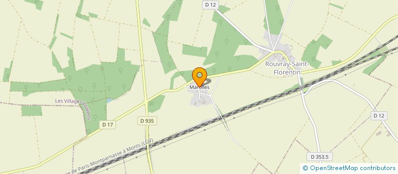 localisation de l'entreprise MONSIEUR CEDRIC BOISNAY à LES VILLAGES VOVEENS