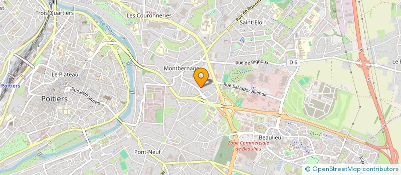 localisation de l'entreprise MONSIEUR CEDRIC BOISSINOT à POITIERS