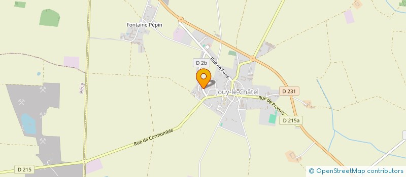 localisation de l'entreprise MONSIEUR CEDRIC BOISSONNADE  JOUY-LE-CHATEL