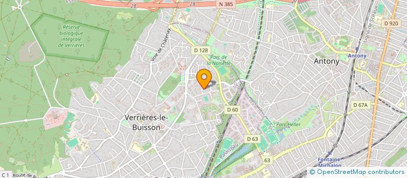 localisation de l'entreprise MONSIEUR CEDRIC BON à VERRIERES-LE-BUISSON