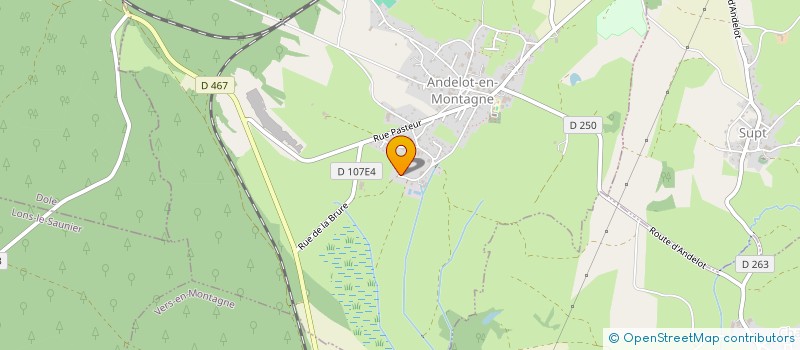 localisation de l'entreprise MONSIEUR CEDRIC BONJOUR  ANDELOT-EN-MONTAGNE