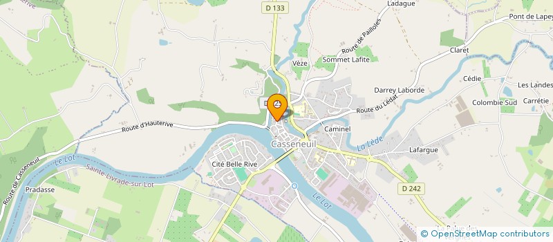 localisation de l'entreprise MONSIEUR CEDRIC BONNEFOI  CASSENEUIL