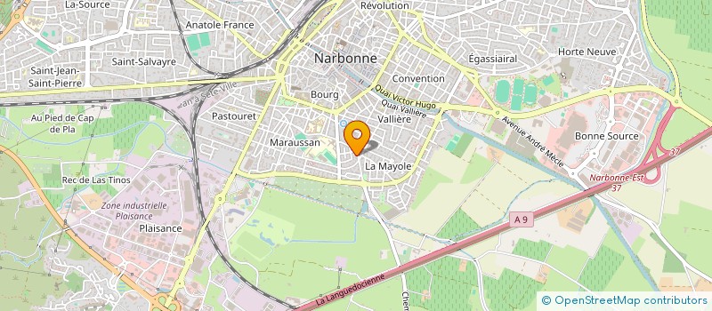 localisation de l'entreprise MONSIEUR CEDRIC BONNET à NARBONNE