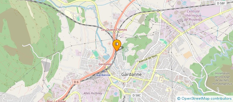 localisation de l'entreprise MONSIEUR CEDRIC BONNOT à GARDANNE