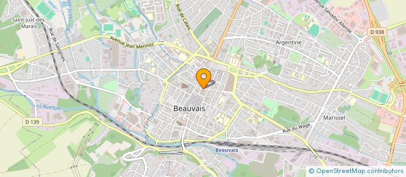 localisation de l'entreprise MONSIEUR CEDRIC BONTE  BEAUVAIS