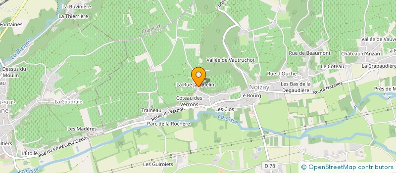 localisation de l'entreprise MONSIEUR CEDRIC BORDIER  VERNOU-SUR-BRENNE