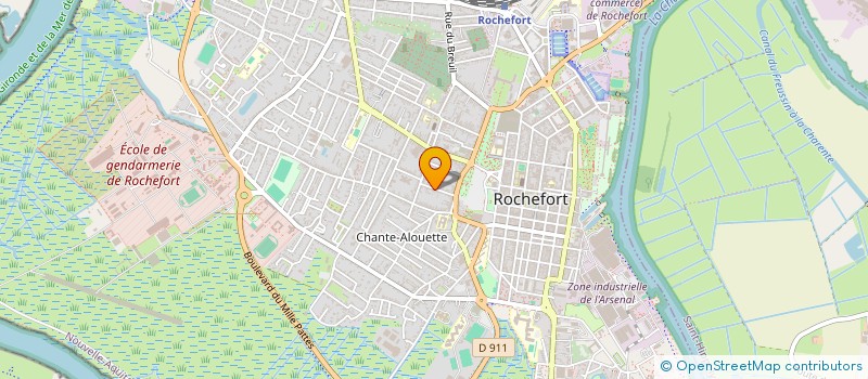 localisation de l'entreprise MONSIEUR CEDRIC BORDRON  ROCHEFORT