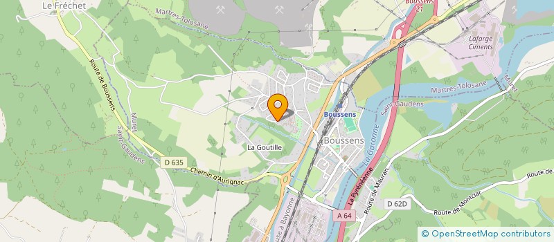 localisation de l'entreprise MONSIEUR CEDRIC BORIES  BOUSSENS