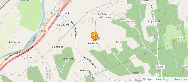 localisation de l'entreprise MONSIEUR CEDRIC BORRO à SAINT-ASTIER