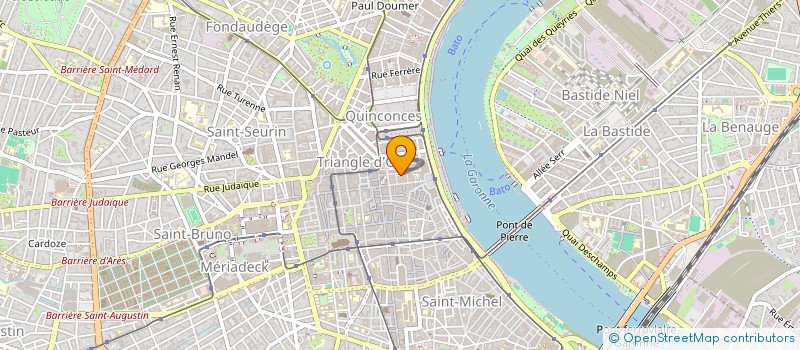 localisation de l'entreprise MONSIEUR CEDRIC BOUBET  BORDEAUX