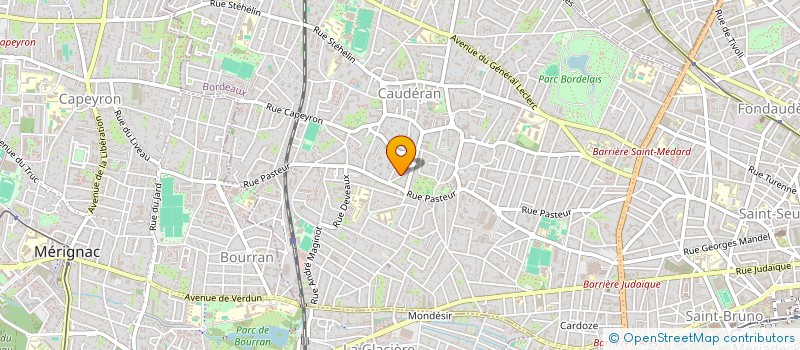 localisation de l'entreprise MONSIEUR CEDRIC BOUCANUS  BORDEAUX