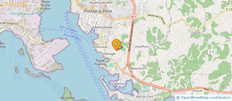 localisation de l'entreprise MONSIEUR CEDRIC BOUCAUD à LES ABYMES