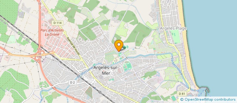 localisation de l'entreprise MONSIEUR CEDRIC BOUCHARD  ARGELES-SUR-MER