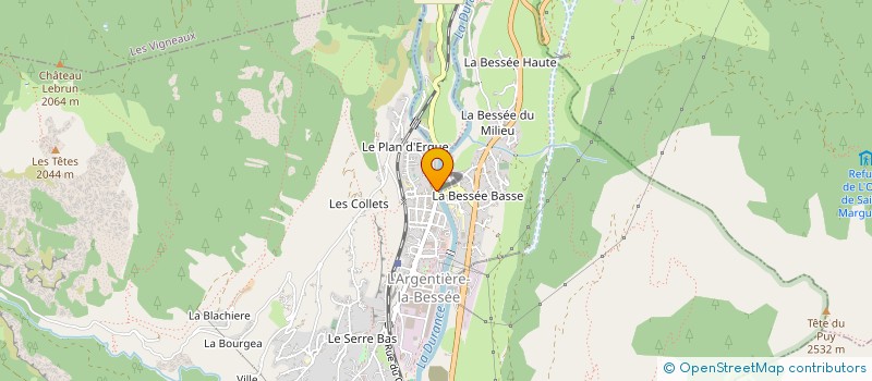 localisation de l'entreprise MONSIEUR CEDRIC BOUCHE-SAEZ à L'ARGENTIERE-LA-BESSEE