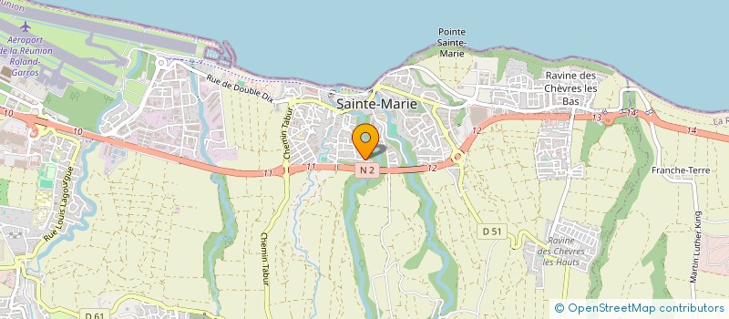 localisation de l'entreprise MONSIEUR CEDRIC BOUCHER à SAINTE-MARIE