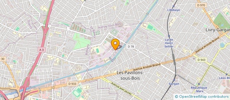 localisation de l'entreprise MONSIEUR CEDRIC BOUCHERAT  LES PAVILLONS-SOUS-BOIS