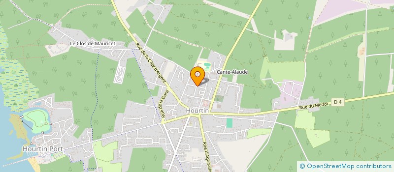 localisation de l'entreprise MONSIEUR CEDRIC BOUILLOT  HOURTIN