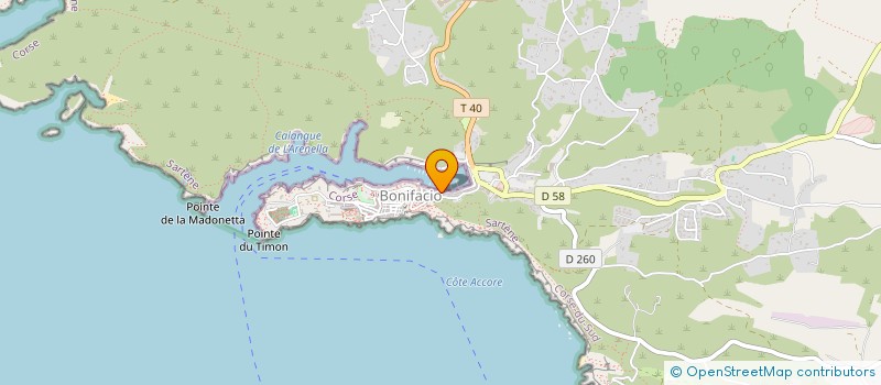 localisation de l'entreprise MONSIEUR CEDRIC BOUIN à BONIFACIO