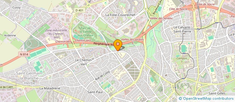 localisation de l'entreprise MONSIEUR CEDRIC BOULIER à CAEN