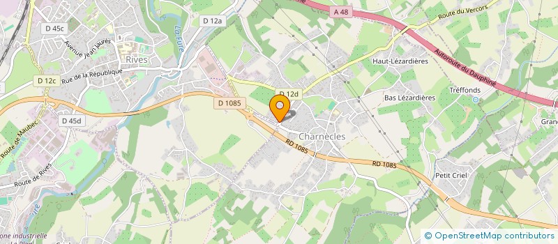 localisation de l'entreprise MONSIEUR CEDRIC BOURDIS  CHARNECLES