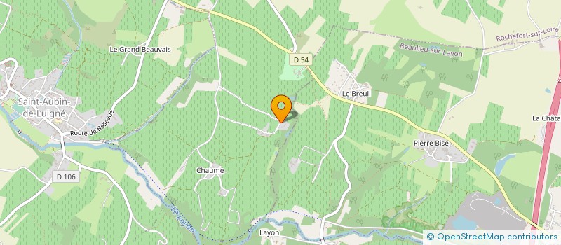 localisation de l'entreprise MONSIEUR CEDRIC BOUREZ  ROCHEFORT-SUR-LOIRE