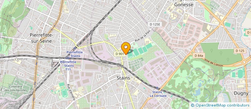 localisation de l'entreprise MONSIEUR CEDRIC BOURGEOIS à STAINS