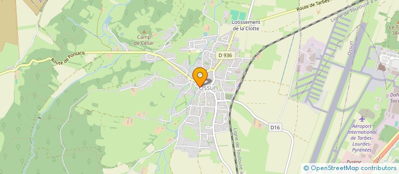 localisation de l'entreprise MONSIEUR CEDRIC BOURIETTE  TARBES