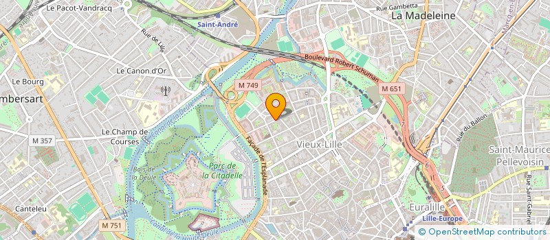 localisation de l'entreprise MONSIEUR CEDRIC BOURLET à LILLE