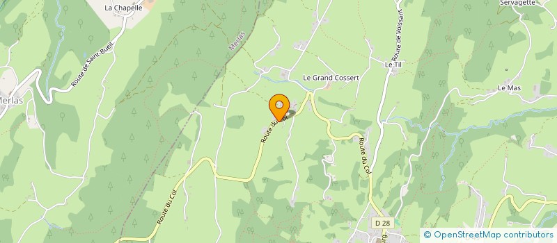 localisation de l'entreprise MONSIEUR CEDRIC BOURNAT-QUERAT  MIRIBEL-LES-ECHELLES