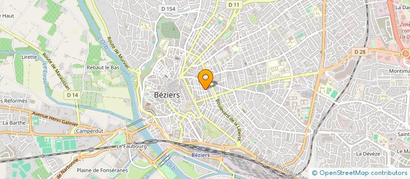 localisation de l'entreprise MONSIEUR CEDRIC BOUSQUET  BEZIERS