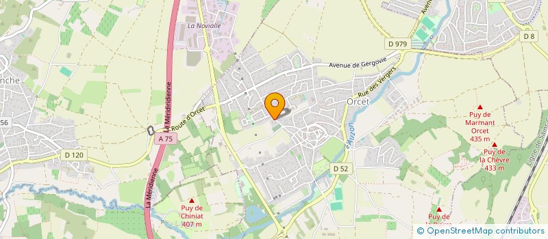 localisation de l'entreprise MONSIEUR CEDRIC BOUSSEY  ORCET