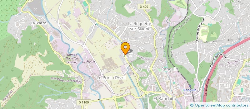 localisation de l'entreprise MONSIEUR CEDRIC BOUTHINON-DUMAS à LA ROQUETTE-SUR-SIAGNE
