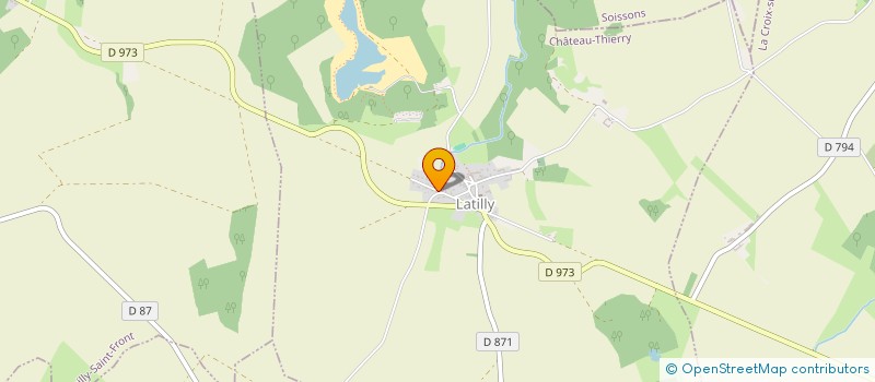 localisation de l'entreprise MONSIEUR CEDRIC BOUTREAU  LATILLY