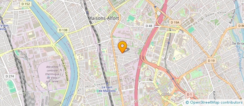 localisation de l'entreprise MONSIEUR CEDRIC BOUVIER à MAISONS-ALFORT