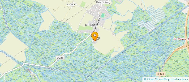 localisation de l'entreprise MONSIEUR CEDRIC BOYELDIEU  ECHILLAIS