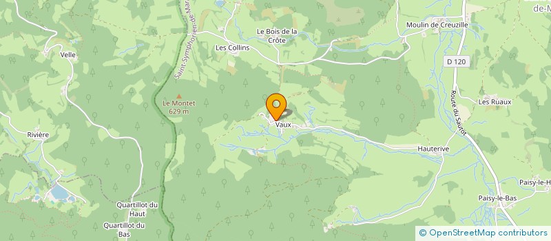 localisation de l'entreprise MONSIEUR CEDRIC BOYER  SAINT-SYMPHORIEN-DE-MARMAGNE