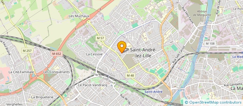 localisation de l'entreprise MONSIEUR CEDRIC BREARD à SAINT-ANDRE-LEZ-LILLE