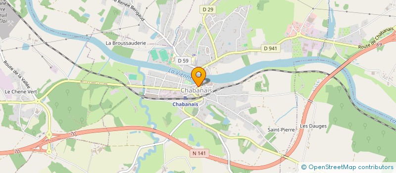 localisation de l'entreprise MONSIEUR CEDRIC BRECHELIERE  CHABANAIS