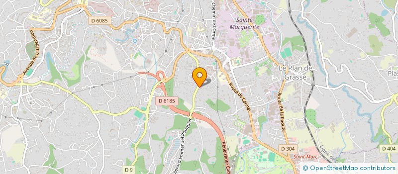 localisation de l'entreprise MONSIEUR CEDRIC BREDON  GRASSE