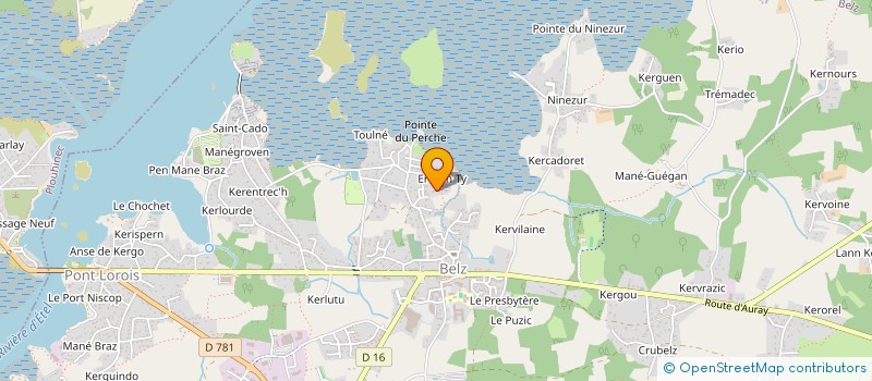 localisation de l'entreprise MONSIEUR CEDRIC BRETONNIERE  BELZ