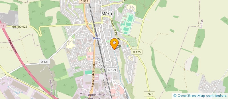 localisation de l'entreprise MONSIEUR CEDRIC BRIARD  MERU