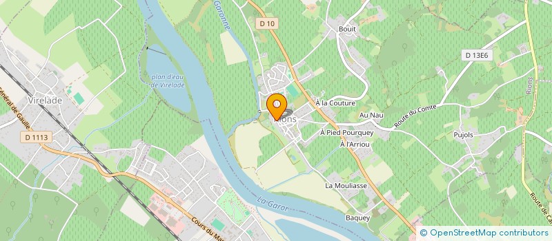 localisation de l'entreprise MONSIEUR CEDRIC BRILLANT  RIONS