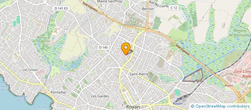 localisation de l'entreprise MONSIEUR CEDRIC BRIOT  ARVERT