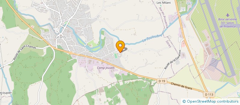 localisation de l'entreprise MONSIEUR CEDRIC BRIZZI  GRANS